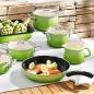 Preview: Riess Fleischtopf mit Glasdeckel, Nouvelle Samaragd
